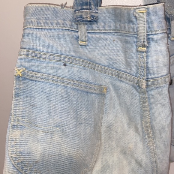 Vintage Y2K Handmade Lee Blue Jean Denim Custom Womens Handbag Purse Boho Hippie - Picture 7 of 10